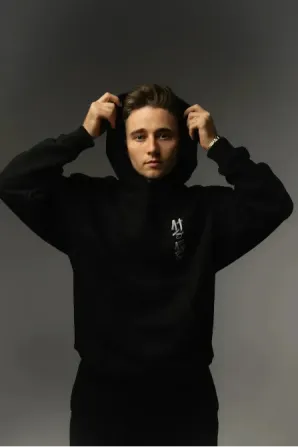 ETERNAL SCRIPT HOODIE BLACK Березань - фото 1