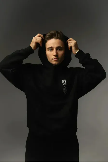 ETERNAL SCRIPT HOODIE BLACK Березань - изображение 1