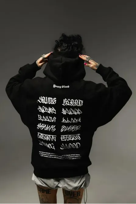 INK OF UNIVERSE HOODIE BLACK Березань - фото 4