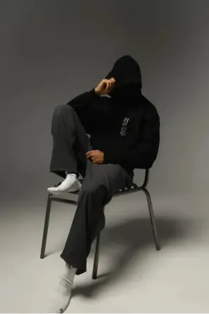 SILENT THUNDER HOODIE BLACK Березань