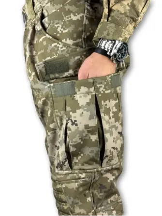 Тактичні штани Soft Shell з наколінниками "Піхота" Березань - фото 3