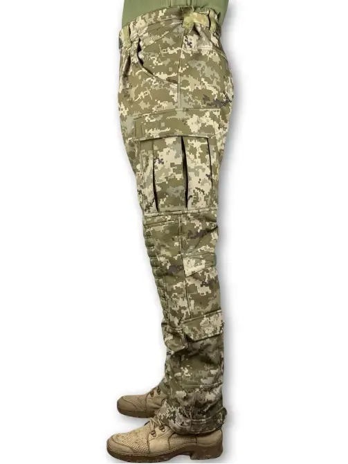 Тактичні штани Soft Shell з наколінниками "Піхота" Березань - изображение 2