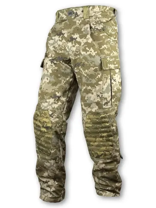 Тактичні штани Soft Shell з наколінниками "Піхота" Березань - изображение 1