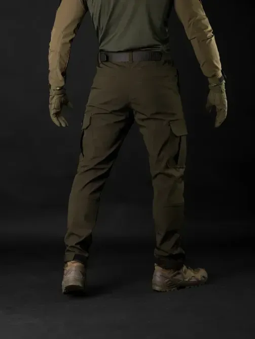 БРЮКИ КАРГО ТАКТИЧНІ BASIC Олива Березань - фото 3