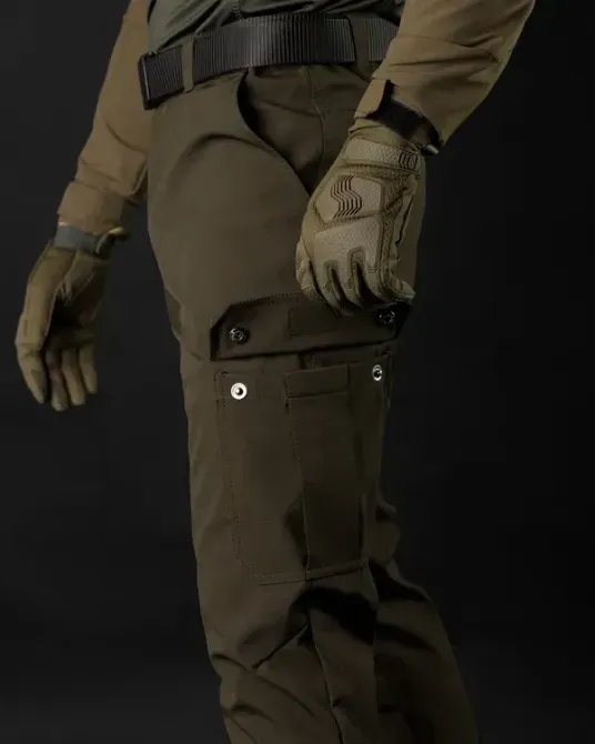 БРЮКИ КАРГО ТАКТИЧНІ BASIC Олива Березань - фото 5