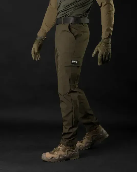 БРЮКИ КАРГО ТАКТИЧНІ BASIC Олива Березань - фото 2