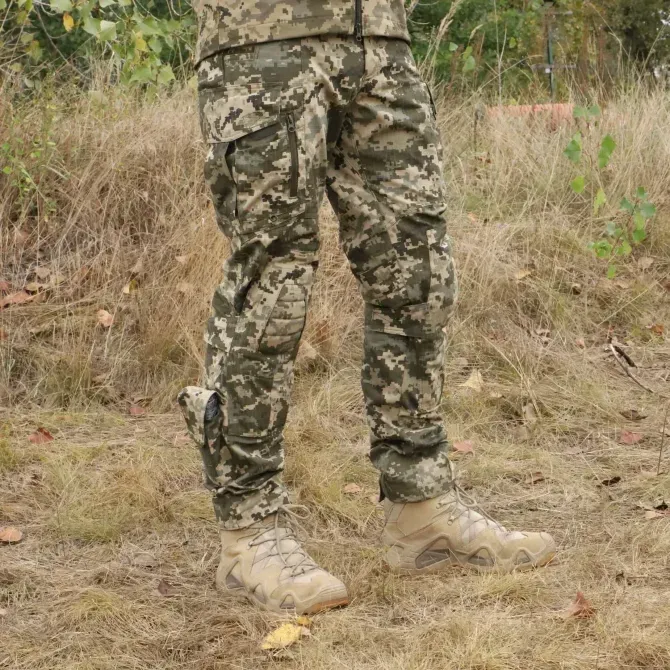 Тактичні штани Raptor Rip-Stop з наколінниками EVA Піксель Березань - фото 2
