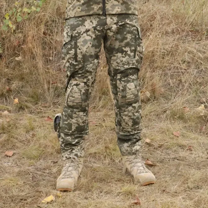 Тактичні штани Raptor Rip-Stop з наколінниками EVA Піксель Березань - фото 1
