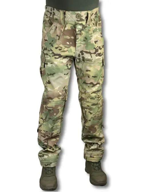 Зимові тактичні штани ЗСУ на флісі Softshell від RAPTOR TAC Березань - изображение 2