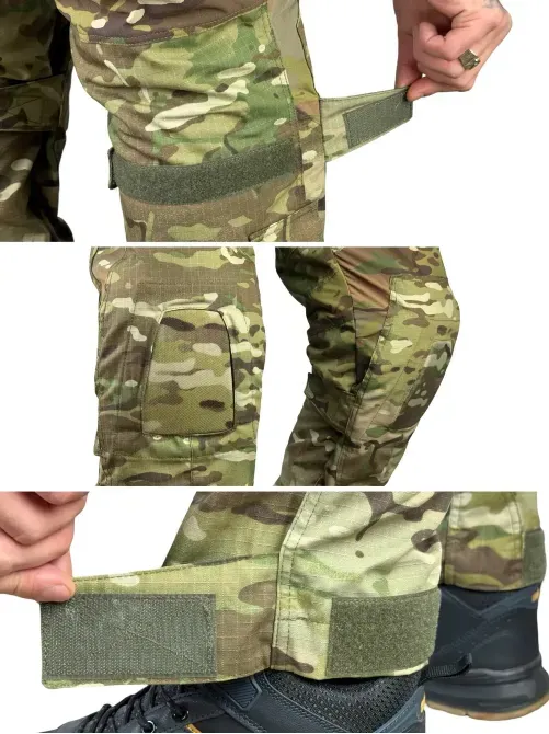 Тактичні штани з наколінниками Raptor Pro Gen 2 FLEX Мультикам Березань - фото 7