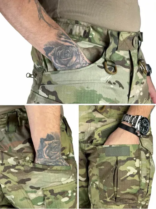 Тактичні штани з наколінниками Raptor Pro Gen 2 FLEX Мультикам Березань - фото 5