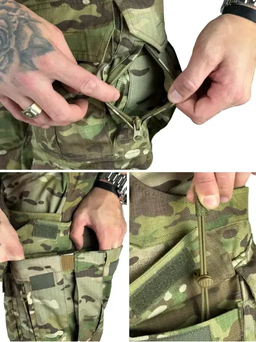 Тактичні штани з наколінниками Raptor Pro Gen 2 FLEX Мультикам Березань - фото 6