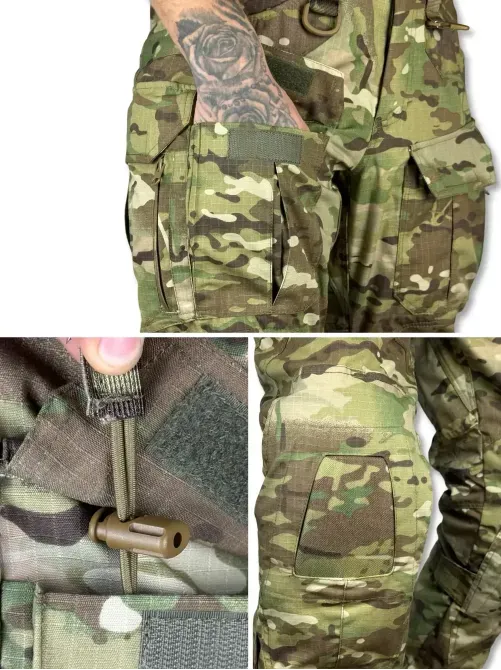 Тактичні штани з наколінниками Raptor Pro Gen 2 Мультикам Березань - фото 5