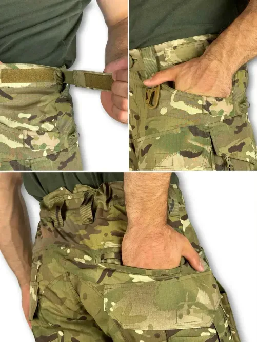 Штани тактичні з наколінниками Raptor Pro Gen 2 Мультикам Березань - фото 5