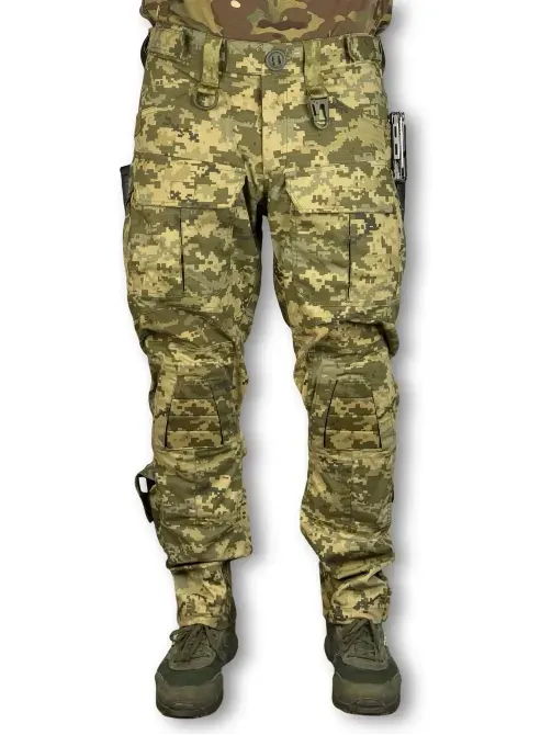 Тактичні штани Raptor «FLEX» з наколінниками та еластичними вставками Піксель Березань - фото 2