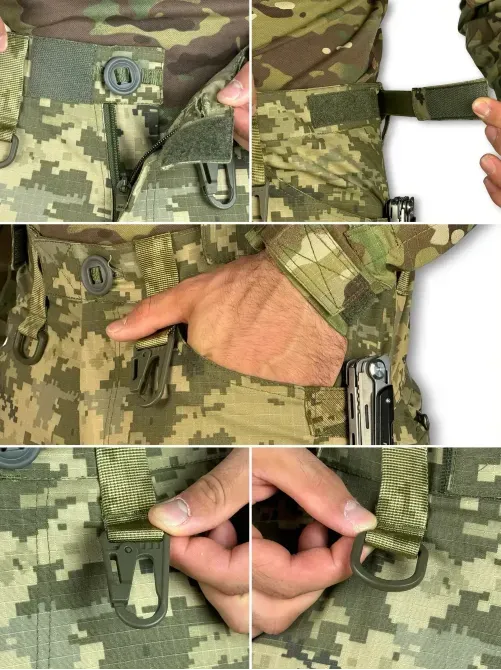 Тактичні штани Raptor «FLEX» з наколінниками та еластичними вставками Піксель Березань - фото 7