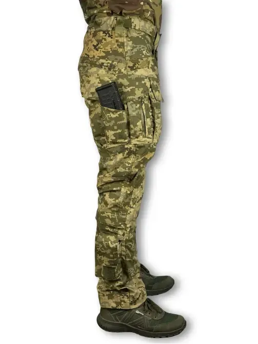 Тактичні штани Raptor «FLEX» з наколінниками та еластичними вставками Піксель Березань - фото 3
