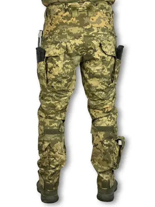 Тактичні штани Raptor «FLEX» з наколінниками та еластичними вставками Піксель Березань - фото 4