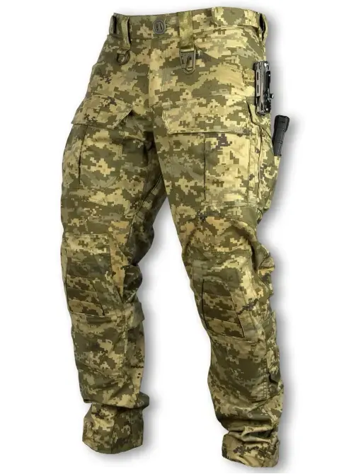 Тактичні штани Raptor «FLEX» з наколінниками та еластичними вставками Піксель Березань - фото 1
