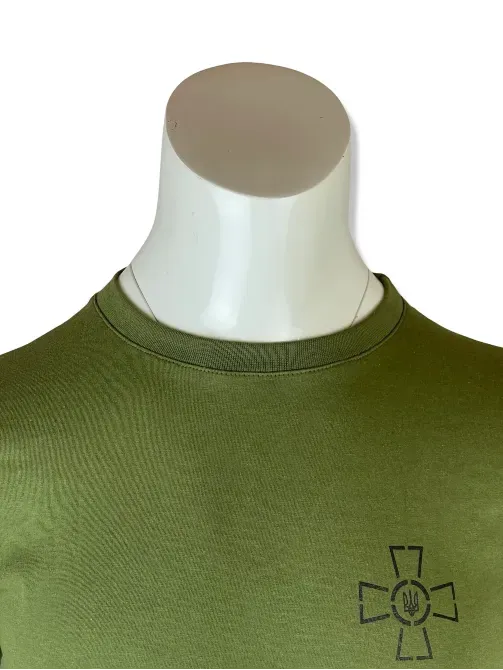 Футболка олива (однотонна) Березань - изображение 3