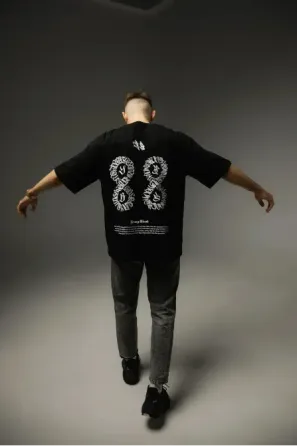 Футболка "ETERNAL SCRIPT" BLACK Березань