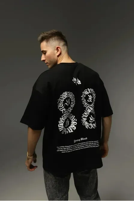 Футболка "ETERNAL SCRIPT" BLACK Березань - изображение 1