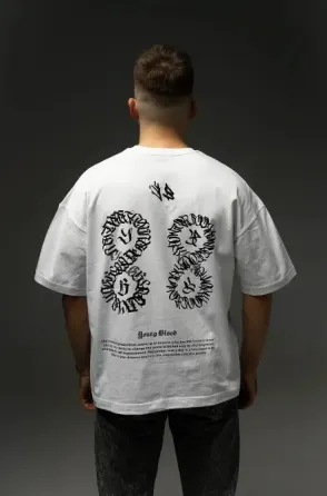 Футболка "ETERNAL SCRIPT" White Березань