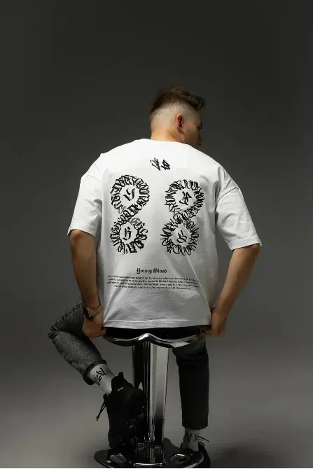 Футболка "ETERNAL SCRIPT" White Березань - фото 3