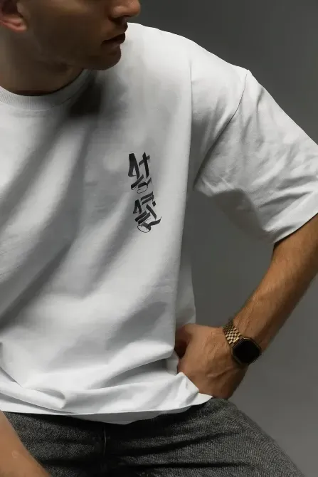 Футболка "ETERNAL SCRIPT" White Березань - фото 2