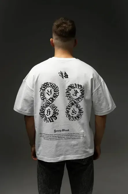 Футболка "ETERNAL SCRIPT" White Березань - фото 1