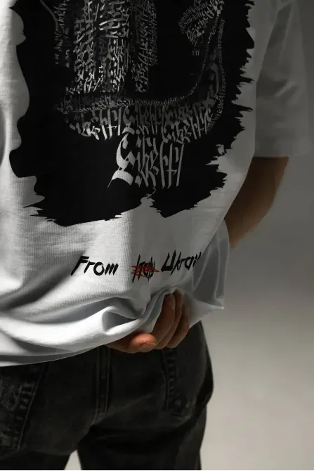 Футболка "ECHO OF TIME" White Березань - фото 3