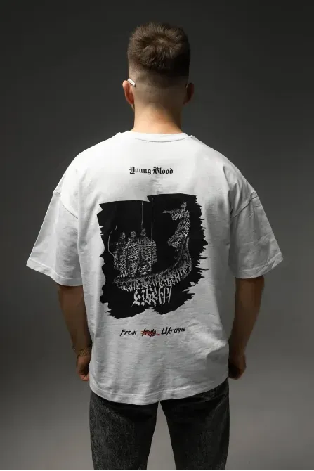 Футболка "ECHO OF TIME" White Березань - фото 1