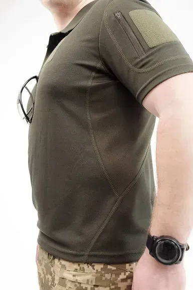 Тактичне Поло "Сич" CoolPass/CoolMax Олива Березань - фото 2