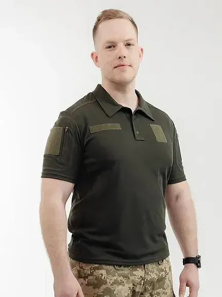 Тактичне Поло "Сич" CoolPass/CoolMax Олива Березань - фото 1
