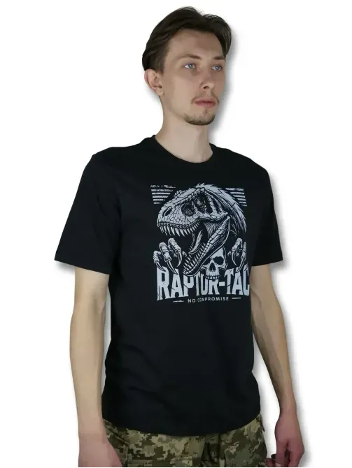 Військова футболка Raptor-Tac з принтом Чорна Березань - фото 1