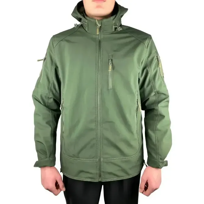 Куртка Softshell Олива утеплена (комбат) Березань - фото 2