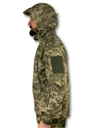 Куртка волого-вітрозахисна HUNTER PRO MAX Піксель Березань - фото 2