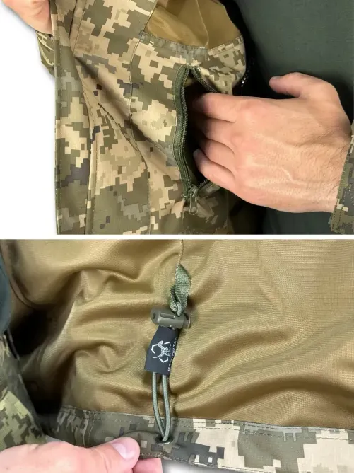 Куртка волого-вітрозахисна HUNTER PRO MAX Піксель Березань - фото 7