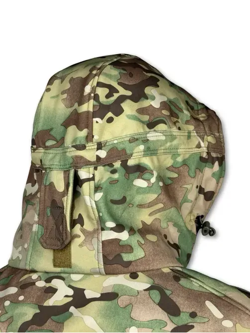 Куртка військова "Шторм" Soft Shell на флісі, мембранна Мультикам Березань - фото 4