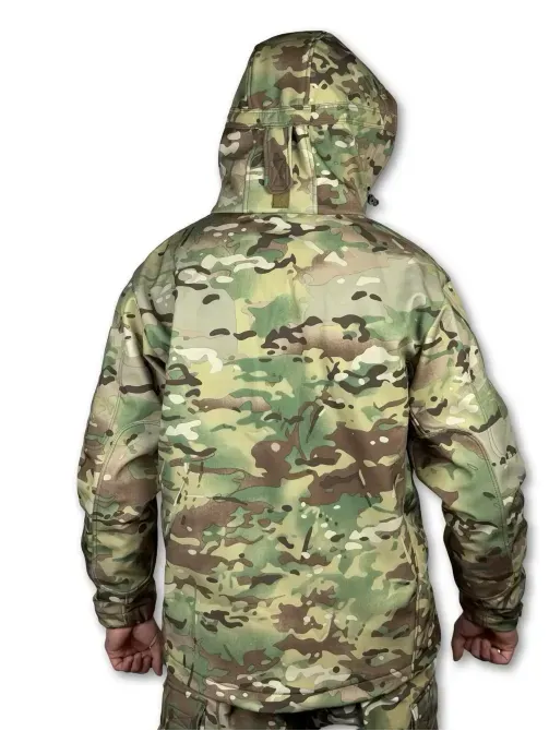 Куртка військова "Шторм" Soft Shell на флісі, мембранна Мультикам Березань - фото 3