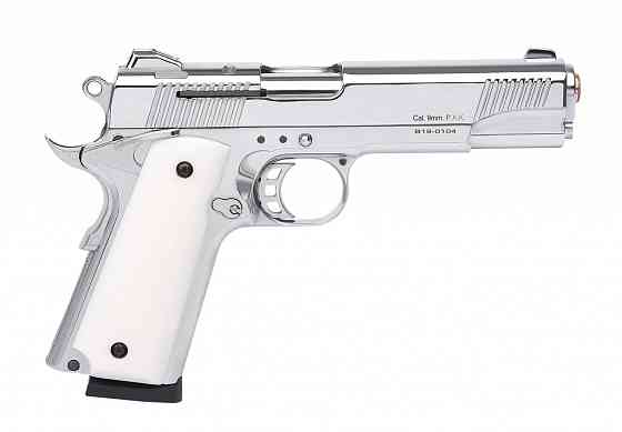 Стартовий пістолет KUZEY 911 3 Shiny Chrome Plating/White Grips Харків