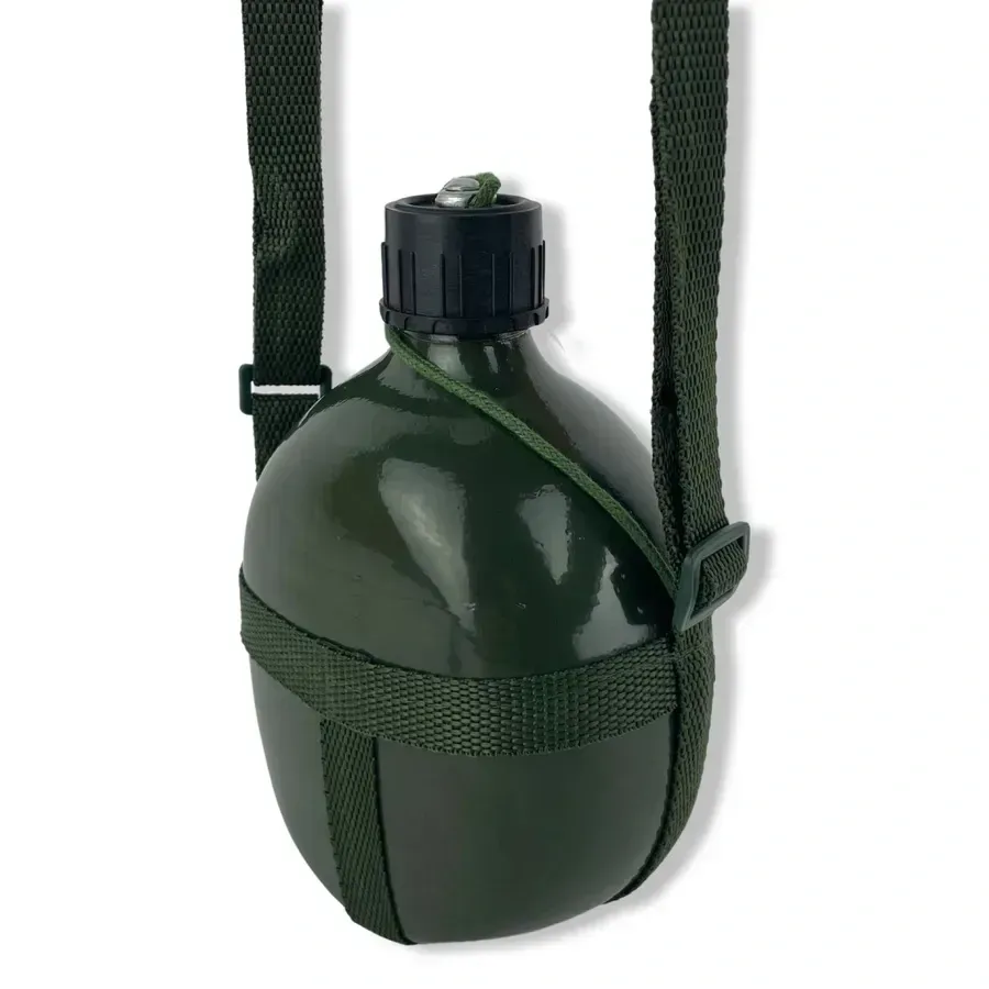 Фляга V-1л з ременем Олива Березань - фото 2