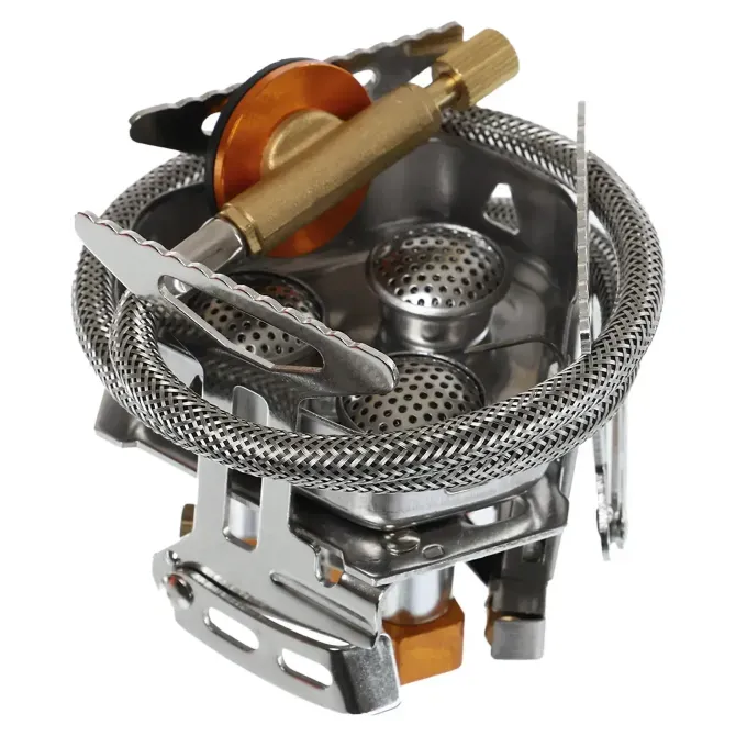 Пальник газовий туристичний з вітрозахистом та зі шлангом під балони KOVAR Березань - фото 4