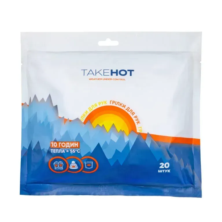 Пак самонагрівних термохімічних грілок Take Hot (10 пар) Березань - фото 1