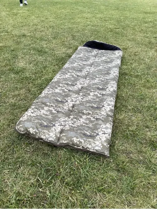 Спальний мішок зимовий (ковдра з капюшоном) Піксель 210 х 73 см Березань - изображение 2