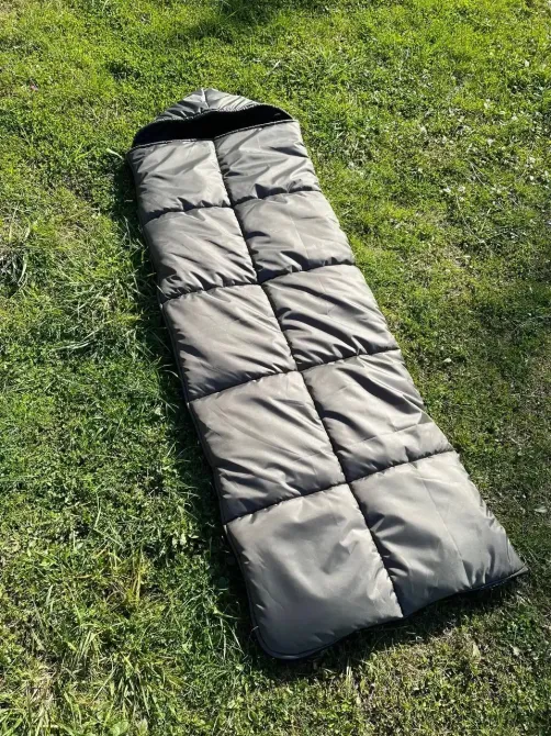 Спальний мішок зимовий з флісом (ковдра з капюшоном) Березань - изображение 1