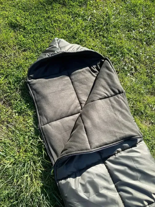 Спальний мішок зимовий з флісом (ковдра з капюшоном) Березань - изображение 3