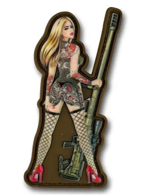 ПАТЧ (НАШИВКА) "Валькірія Снайпер" 3D ПВХ Березань - изображение 1