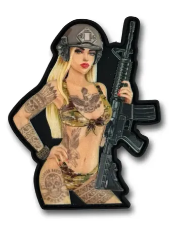 ПАТЧ (НАШИВКА) "TACTICAL GIRL" ПВХ Березань