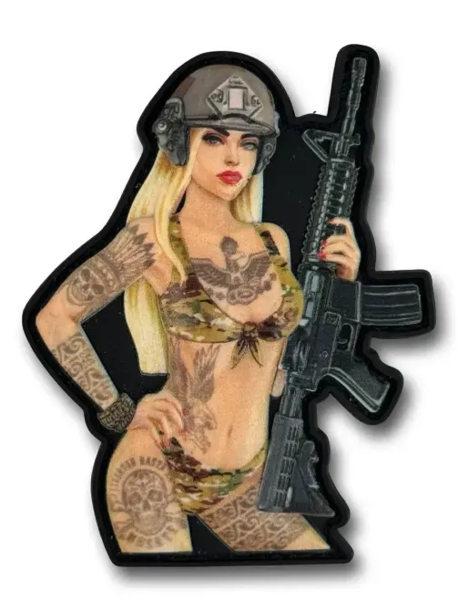 ПАТЧ (НАШИВКА) "TACTICAL GIRL" ПВХ Березань - фото 1